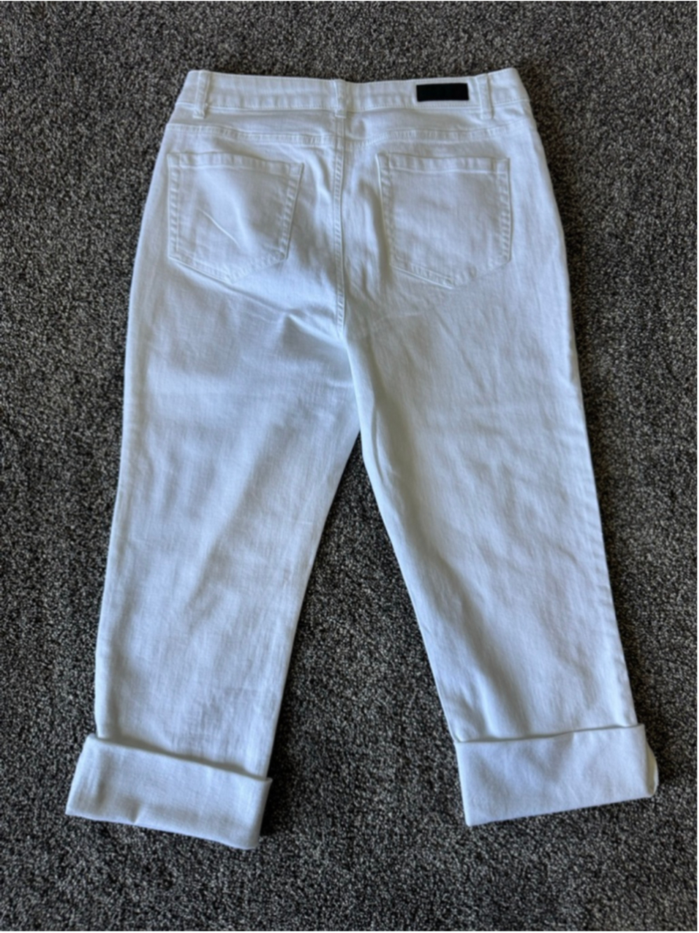 Women's Kenneth Cole Ankle & Cropped Jeans Size 10 White - Picture 10 of 13